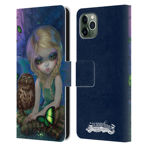 Strangeling Fairy Art Summer with Owl Leather Book Wallet Case Cover For Apple iPhone 11 Pro Max