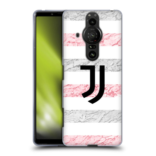 Juventus Football Club 2023/24 Match Kit Away Soft Gel Case for Sony Xperia Pro-I