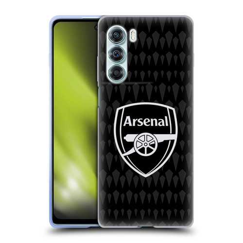 Arsenal FC 2023/24 Crest Kit Home Goalkeeper Soft Gel Case for Motorola Edge S30 / Moto G200 5G