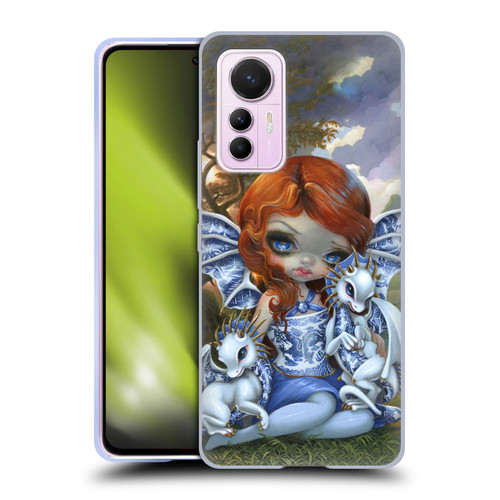 Strangeling Dragon Blue Willow Fairy Soft Gel Case for Xiaomi 12 Lite