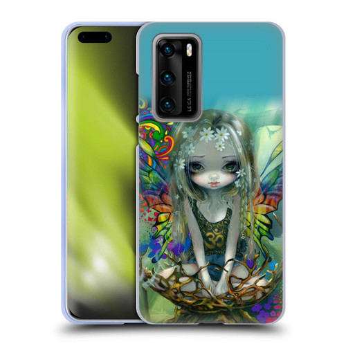 Strangeling Fairy Art Rainbow Winged Soft Gel Case for Huawei P40 5G