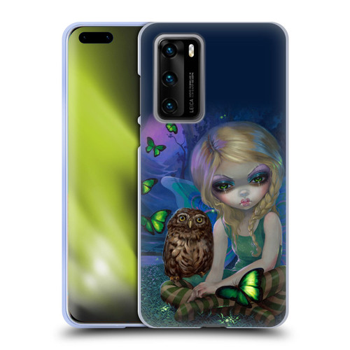 Strangeling Fairy Art Summer with Owl Soft Gel Case for Huawei P40 5G