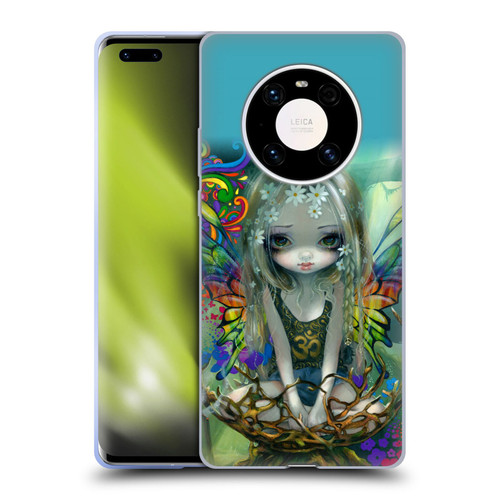 Strangeling Fairy Art Rainbow Winged Soft Gel Case for Huawei Mate 40 Pro 5G