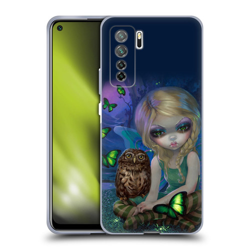 Strangeling Fairy Art Summer with Owl Soft Gel Case for Huawei Nova 7 SE/P40 Lite 5G