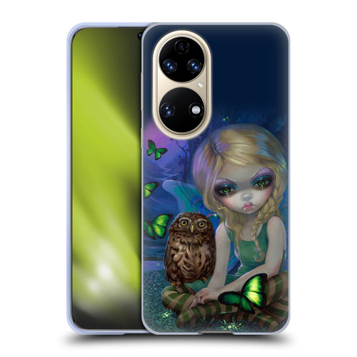 Strangeling Fairy Art Summer with Owl Soft Gel Case for Huawei P50