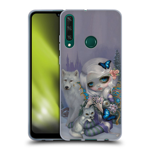 Strangeling Fairy Art Winter with Wolf Soft Gel Case for Huawei Y6p