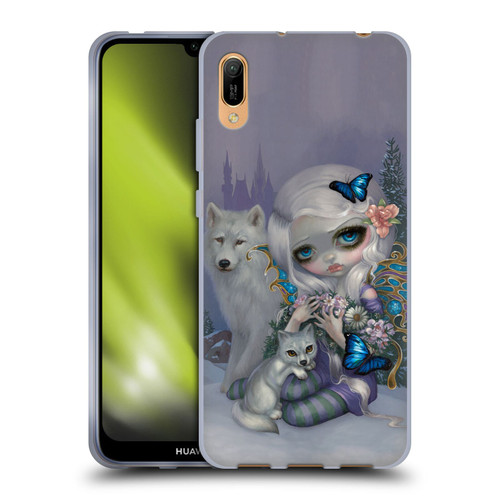 Strangeling Fairy Art Winter with Wolf Soft Gel Case for Huawei Y6 Pro (2019)
