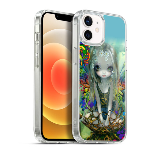 Strangeling Fairy Art Rainbow Winged Soft Gel Case for Apple iPhone 12 / iPhone 12 Pro & MagSafe