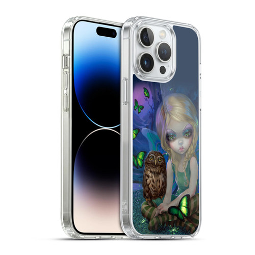 Strangeling Fairy Art Summer with Owl Soft Gel Case for Apple iPhone 14 Pro Max & MagSafe