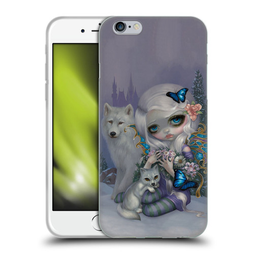 Strangeling Fairy Art Winter with Wolf Soft Gel Case for Apple iPhone 6 / iPhone 6s