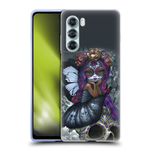 Strangeling Fairy Art Day of Dead Skull Soft Gel Case for Motorola Edge S30 / Moto G200 5G