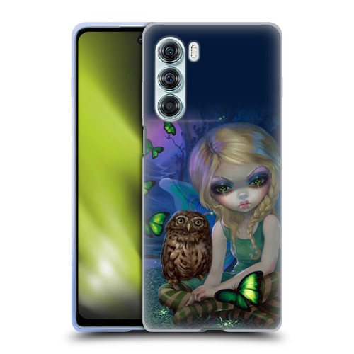 Strangeling Fairy Art Summer with Owl Soft Gel Case for Motorola Edge S30 / Moto G200 5G