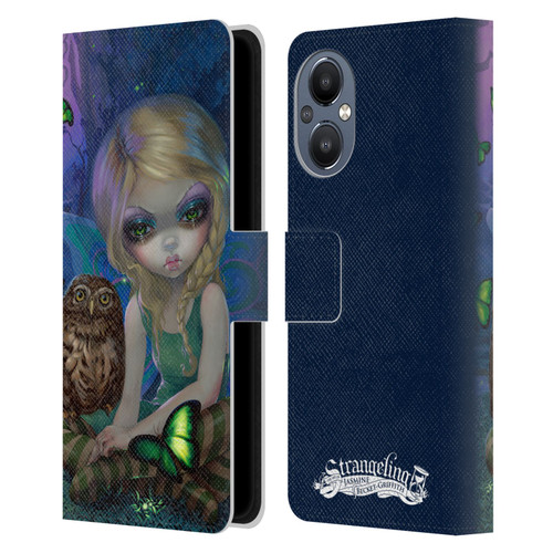 Strangeling Fairy Art Summer with Owl Leather Book Wallet Case Cover For OnePlus Nord N20 5G