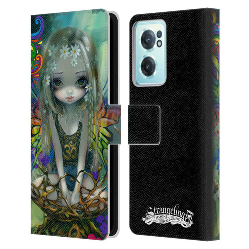 Strangeling Fairy Art Rainbow Winged Leather Book Wallet Case Cover For OnePlus Nord CE 2 5G