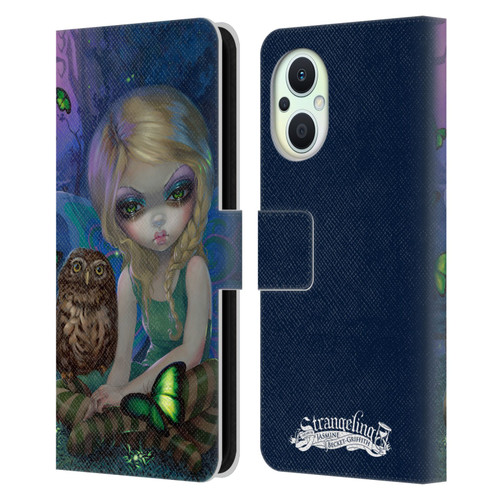 Strangeling Fairy Art Summer with Owl Leather Book Wallet Case Cover For OPPO Reno8 Lite