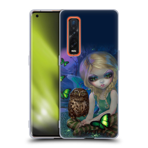 Strangeling Fairy Art Summer with Owl Soft Gel Case for OPPO Find X2 Pro 5G