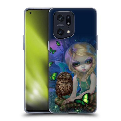 Strangeling Fairy Art Summer with Owl Soft Gel Case for OPPO Find X5 Pro