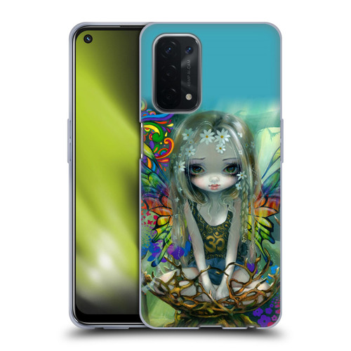 Strangeling Fairy Art Rainbow Winged Soft Gel Case for OPPO A54 5G