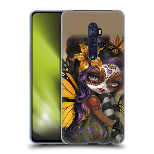Strangeling Fairy Art Day of Dead Butterfly Soft Gel Case for OPPO Reno 2