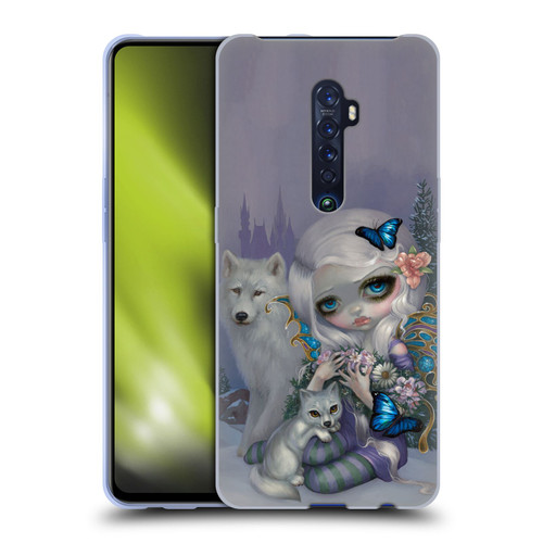 Strangeling Fairy Art Winter with Wolf Soft Gel Case for OPPO Reno 2