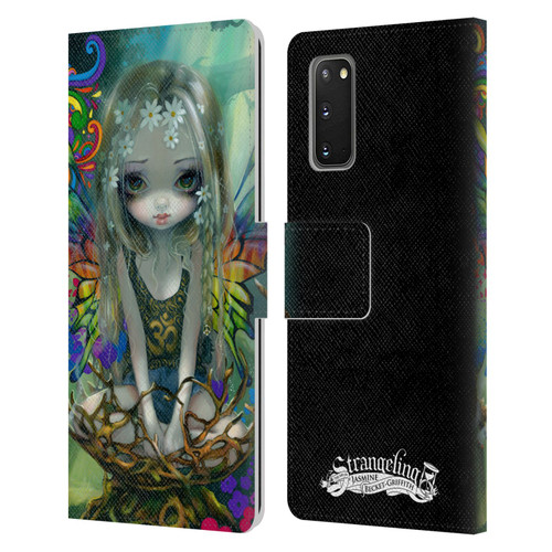 Strangeling Fairy Art Rainbow Winged Leather Book Wallet Case Cover For Samsung Galaxy S20 / S20 5G