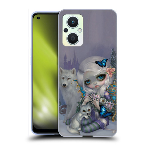 Strangeling Fairy Art Winter with Wolf Soft Gel Case for OPPO Reno8 Lite