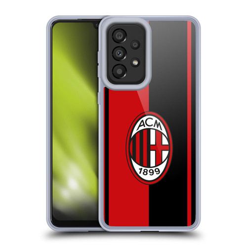 AC Milan Crest Red And Black Soft Gel Case for Samsung Galaxy A33 5G (2022)