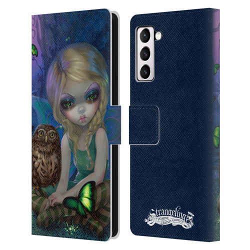 Strangeling Fairy Art Summer with Owl Leather Book Wallet Case Cover For Samsung Galaxy S21+ 5G