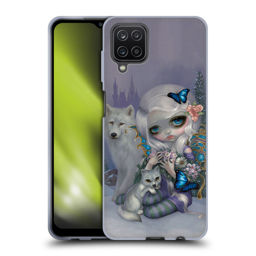 Strangeling Fairy Art Winter with Wolf Soft Gel Case for Samsung Galaxy A12 (2020)