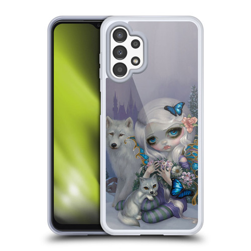 Strangeling Fairy Art Winter with Wolf Soft Gel Case for Samsung Galaxy A13 (2022)