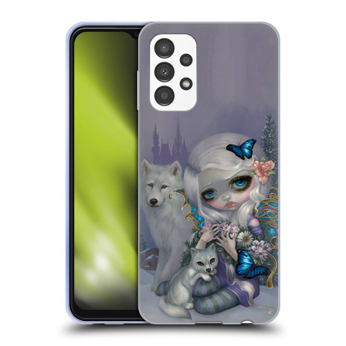Strangeling Fairy Art Winter with Wolf Soft Gel Case for Samsung Galaxy A13 (2022)