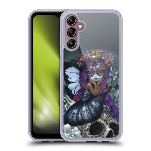 Strangeling Fairy Art Day of Dead Skull Soft Gel Case for Samsung Galaxy A14 5G
