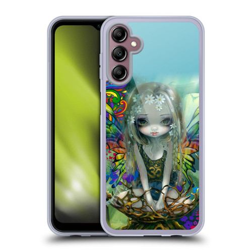 Strangeling Fairy Art Rainbow Winged Soft Gel Case for Samsung Galaxy A14 5G