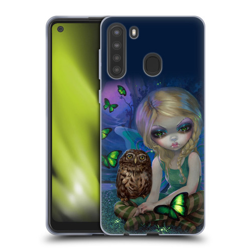 Strangeling Fairy Art Summer with Owl Soft Gel Case for Samsung Galaxy A21 (2020)