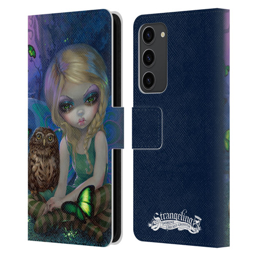 Strangeling Fairy Art Summer with Owl Leather Book Wallet Case Cover For Samsung Galaxy S23+ 5G