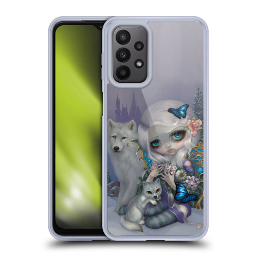 Strangeling Fairy Art Winter with Wolf Soft Gel Case for Samsung Galaxy A23 / 5G (2022)