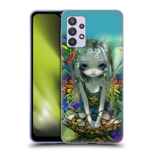 Strangeling Fairy Art Rainbow Winged Soft Gel Case for Samsung Galaxy A32 5G / M32 5G (2021)