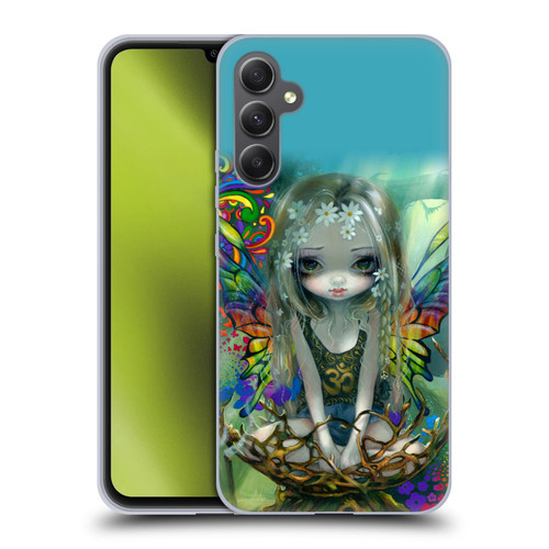 Strangeling Fairy Art Rainbow Winged Soft Gel Case for Samsung Galaxy A34 5G