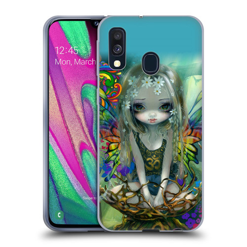Strangeling Fairy Art Rainbow Winged Soft Gel Case for Samsung Galaxy A40 (2019)