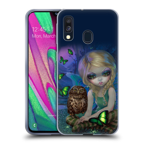 Strangeling Fairy Art Summer with Owl Soft Gel Case for Samsung Galaxy A40 (2019)