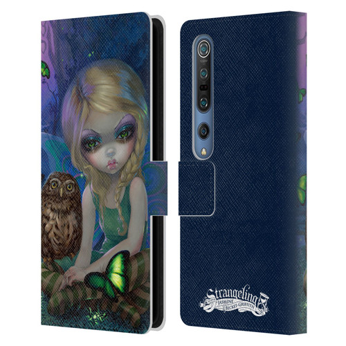 Strangeling Fairy Art Summer with Owl Leather Book Wallet Case Cover For Xiaomi Mi 10 5G / Mi 10 Pro 5G