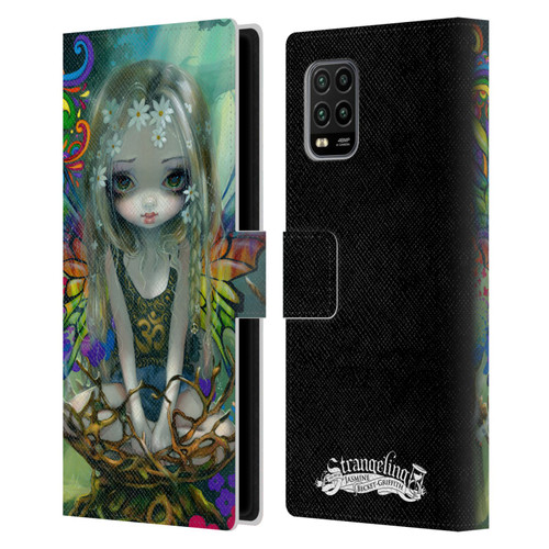 Strangeling Fairy Art Rainbow Winged Leather Book Wallet Case Cover For Xiaomi Mi 10 Lite 5G