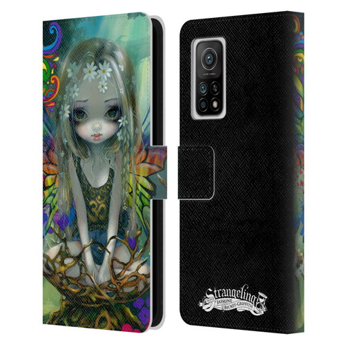 Strangeling Fairy Art Rainbow Winged Leather Book Wallet Case Cover For Xiaomi Mi 10T 5G