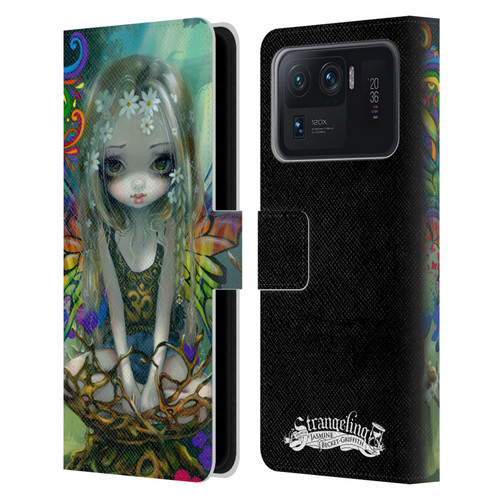 Strangeling Fairy Art Rainbow Winged Leather Book Wallet Case Cover For Xiaomi Mi 11 Ultra