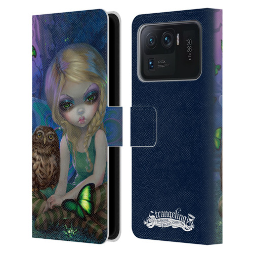 Strangeling Fairy Art Summer with Owl Leather Book Wallet Case Cover For Xiaomi Mi 11 Ultra