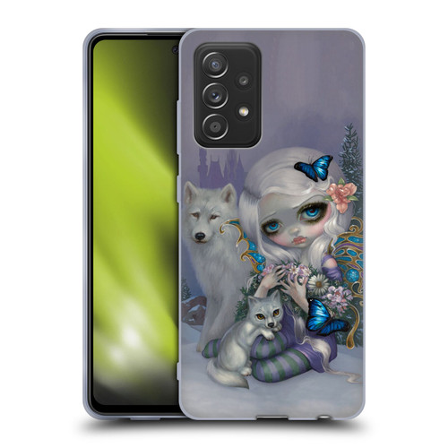 Strangeling Fairy Art Winter with Wolf Soft Gel Case for Samsung Galaxy A52 / A52s / 5G (2021)