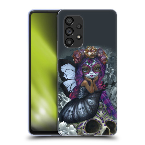 Strangeling Fairy Art Day of Dead Skull Soft Gel Case for Samsung Galaxy A53 5G (2022)