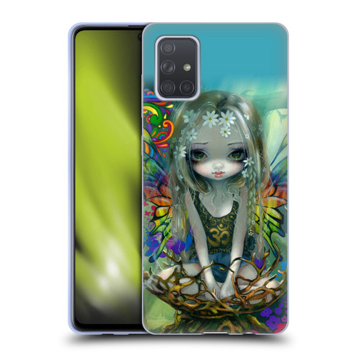 Strangeling Fairy Art Rainbow Winged Soft Gel Case for Samsung Galaxy A71 (2019)