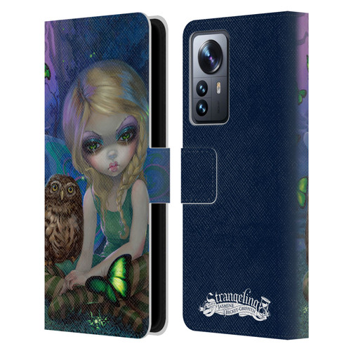 Strangeling Fairy Art Summer with Owl Leather Book Wallet Case Cover For Xiaomi 12 Pro