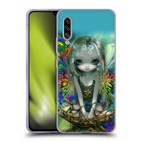 Strangeling Fairy Art Rainbow Winged Soft Gel Case for Samsung Galaxy A90 5G (2019)